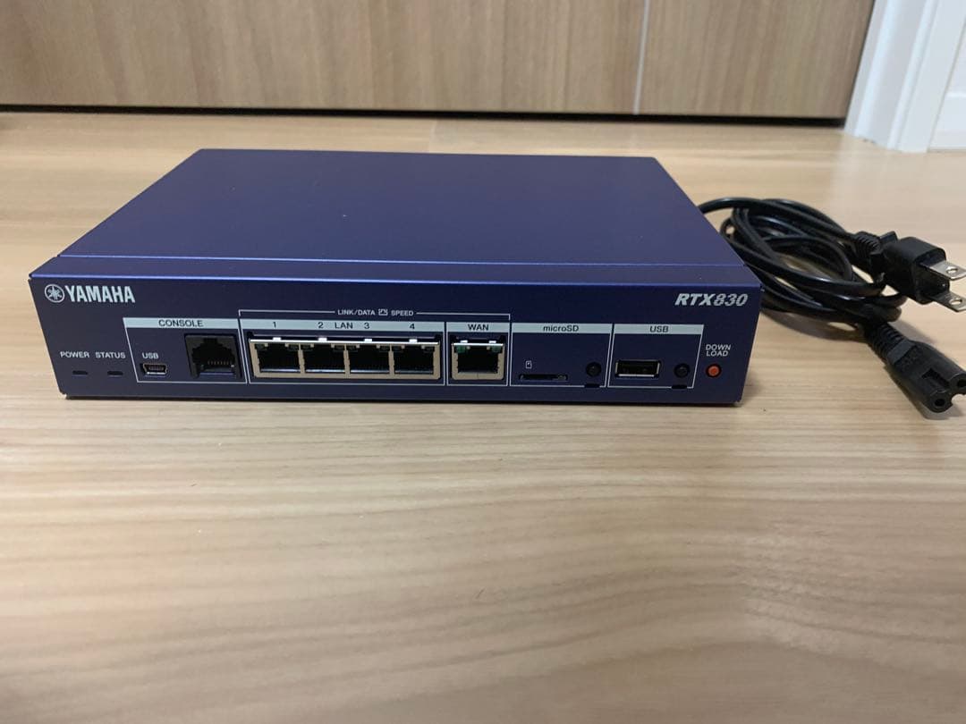 YAMAHA RTX830 VPN有線LANルーター - メルカリ