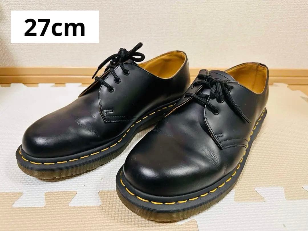 Dr.Martens 1461 3ホールシューズ UK 8(9USM) ブラック Dr.Martens（ドクターマーチン） 1461 3ホール モノ メンズ レディース