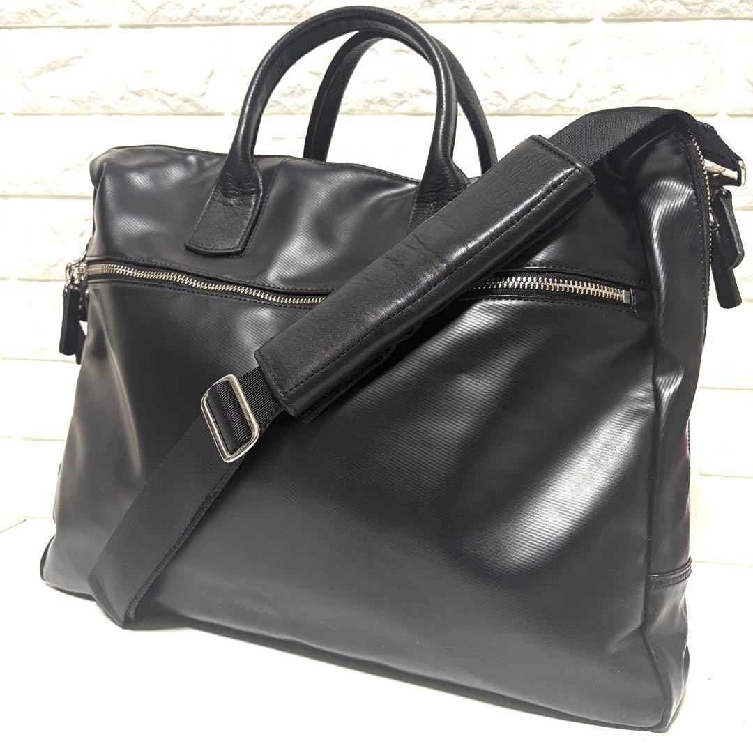 美品 PORTER 2way ビジネスバッグ ブリーフケース 吉田カバン 黒 ポーター PORTER ポーター クリップ 2WAYブリーフケース 550ー08959
