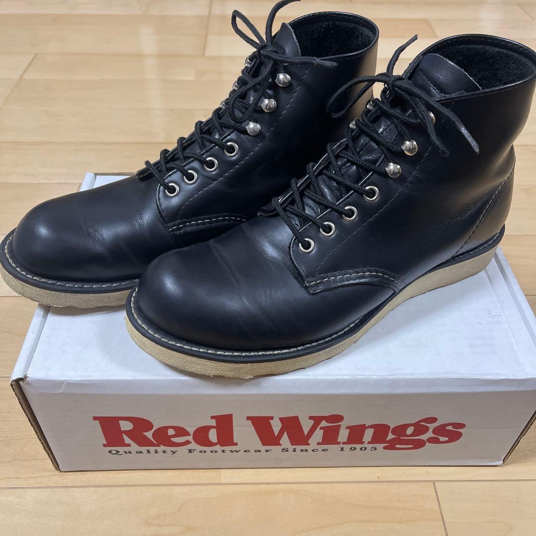 RED WING レッドウィング 8165 復刻犬タグ 箱付き ブラック 美品