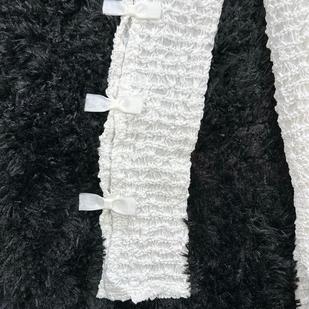 25SS 新品タグ付 パメオポーズ ギャザリングパフミニドレス ワンピース