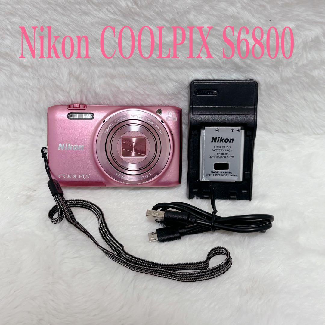 【極美品】Nikon クールピクス COOLPIX S6800 ピンク 美品 Nikon クールピクス COOLPIX S6800 ピンク - メルカリ