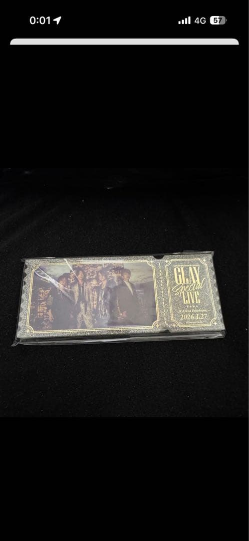 GLAY グレイ ライブ アクリルブロック 50周年 スペシャル グッズ