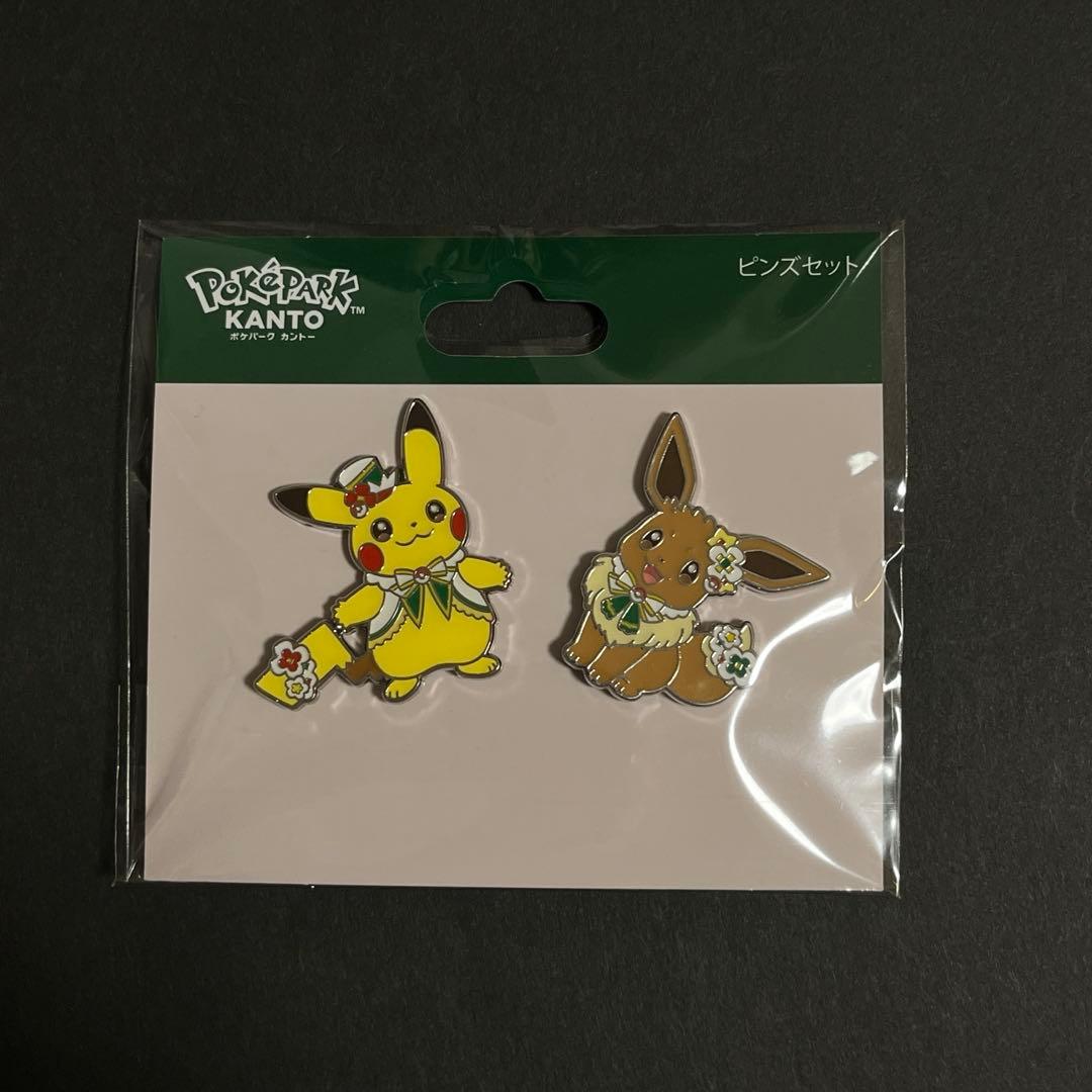 ポケパークカントー ピカチュウ・イーブイ ピンズ ピンバッジ