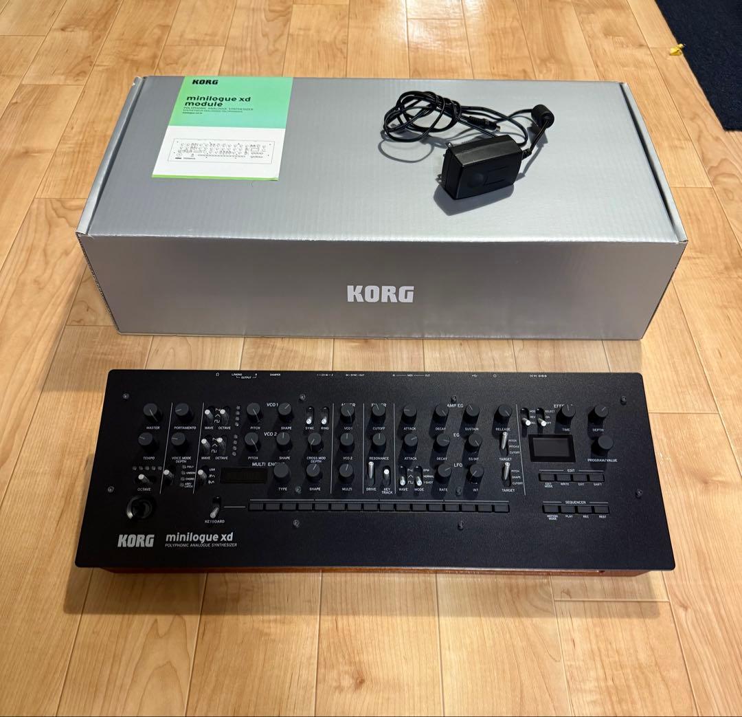 【付属品完備】KORG minilogue xd module minilogue xd module - POLYPHONIC ANALOGUE SYNTHESIZER | KORG (Japan)
