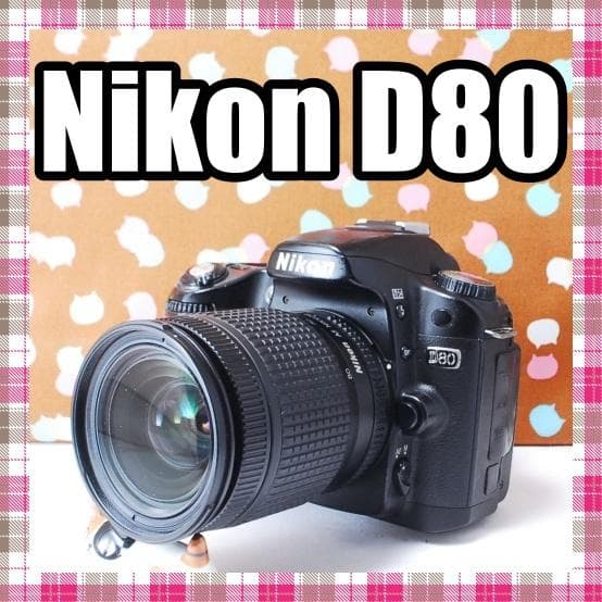 ✨初心者オススメ✨届いてすぐ使える✨Nikon D80 レンズセット 初心者用の一眼レフカメラ専門館TSS / 【初心者・女性向け】Nikon