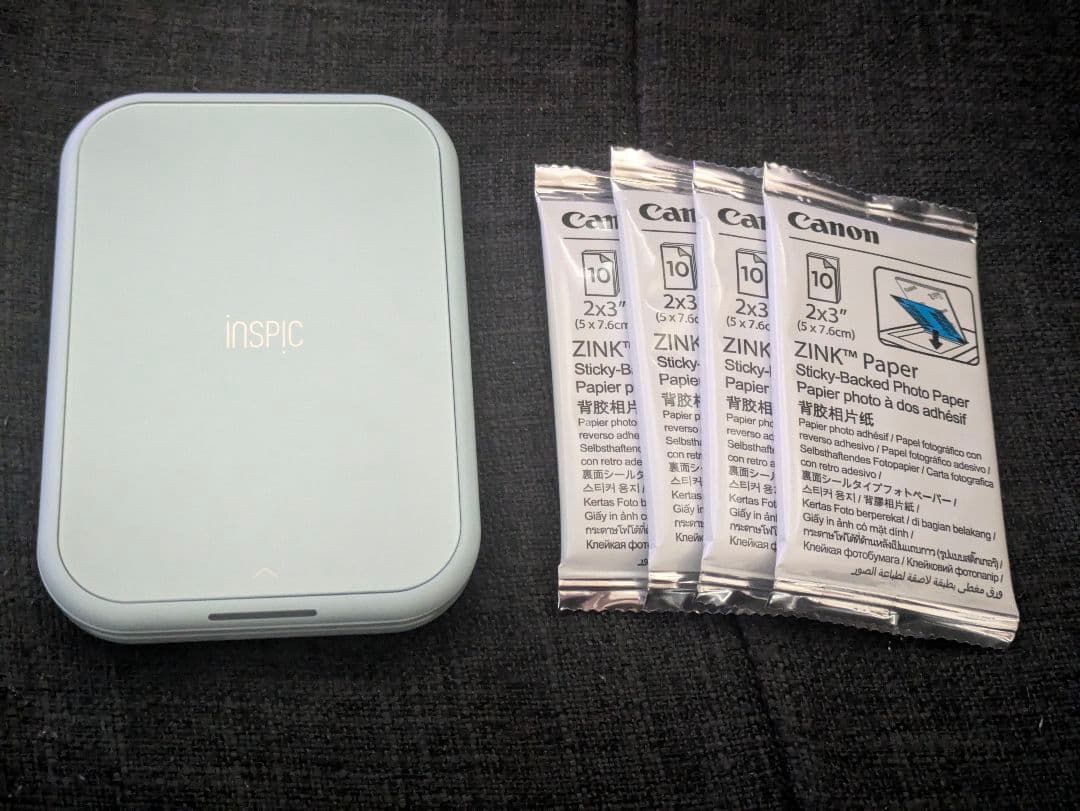 Canon iNSPiC PV-223 ミニフォトプリンターブルー スマホ専用ミニフォトプリンター iNSPiC PV-223-BL ブルー