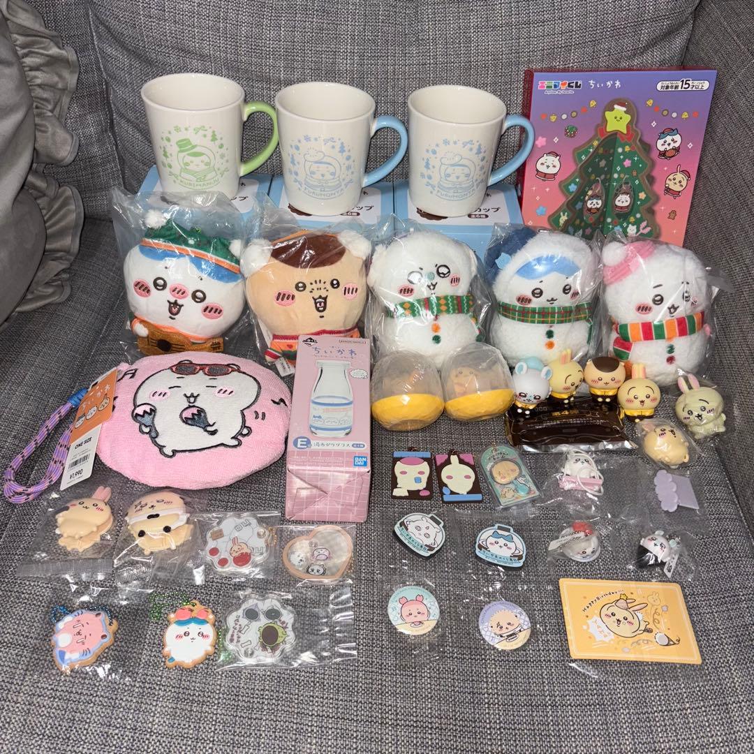 ちいかわ　まとめ　一番くじ　ガチャガチャ　くら寿司　ココス　缶バッジ　キーホルダ ちいかわ ちいかわ寿司 缶バッジ （全10種） - ちいかわマーケット
