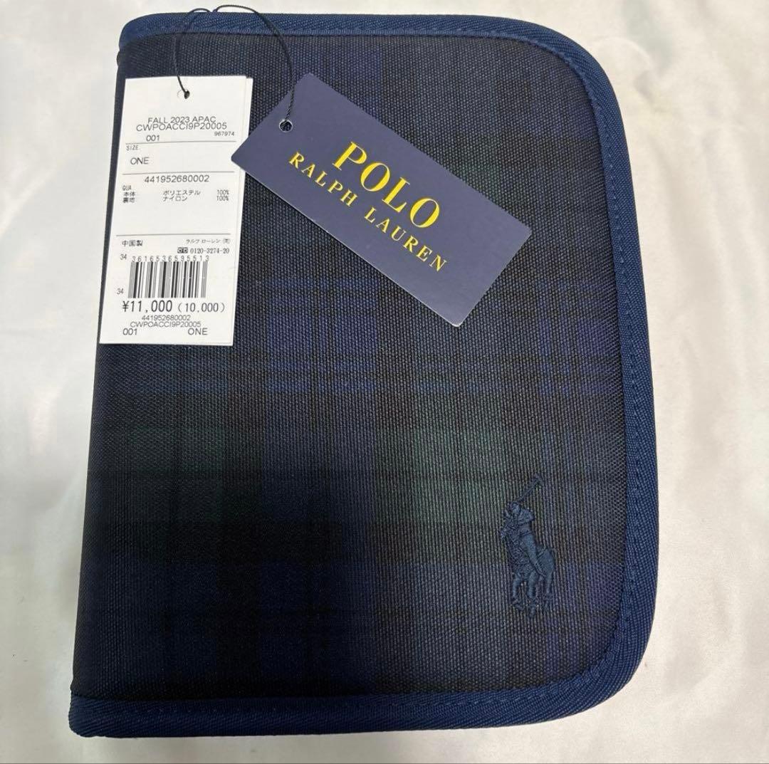 新品　ラルフローレン RALPH LAUREN 母子手帳 手帳ケース チェック POLO RALPH LAUREN(ポロ ラルフ ローレン) Polo ベア クラッチ