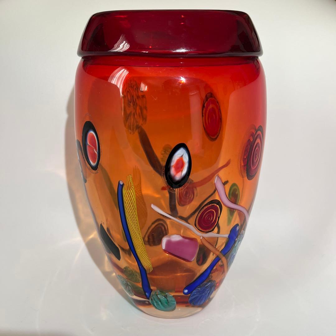 イタリア ムラノ トレーディング ベース 花器 オブジェ 元箱入 Yahoo!オークション -「murano 花瓶」の落札相場・落札価格
