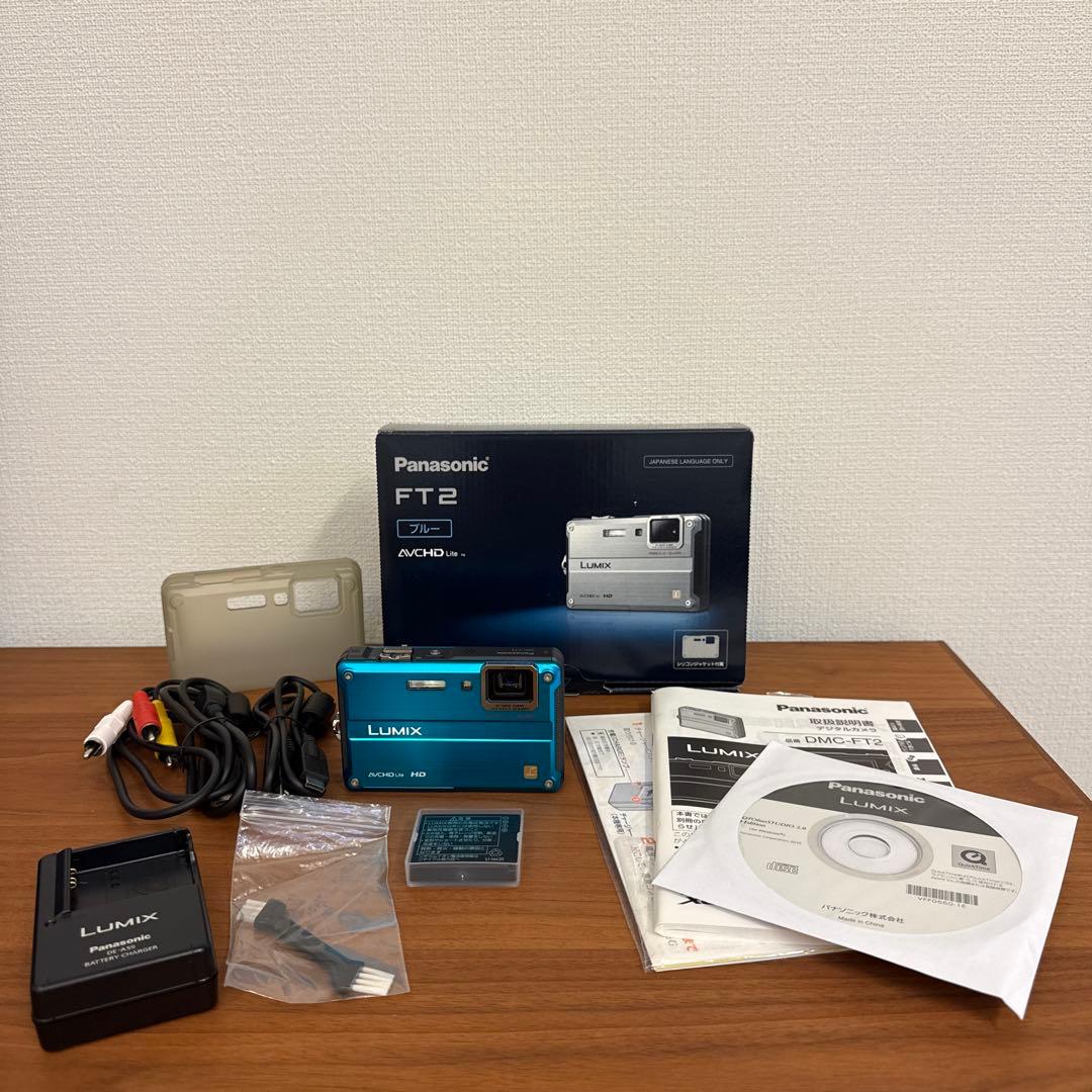【美品】Panasonic DMC-FT2 ブルー　防水防塵カメラ パナソニック、防水・防塵・耐衝撃の「DMC-FT2」 - 価格.com