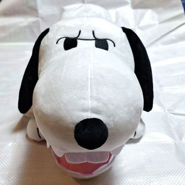 スヌーピー ぬいぐるみ 怒った表情 SNOOPY - メルカリ