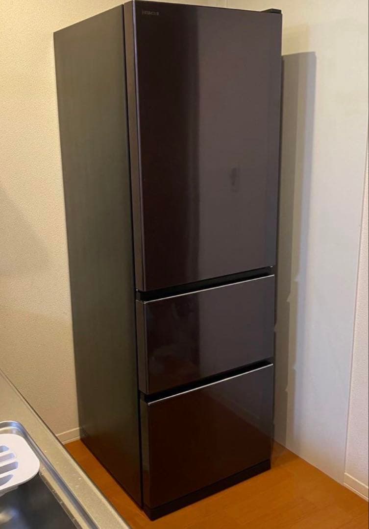 日立 HITACHI 冷蔵庫 375L 2019年製 日立 冷蔵庫 375L 右開き 3ドア 幅60cm シンプルデザイン うるおい野菜