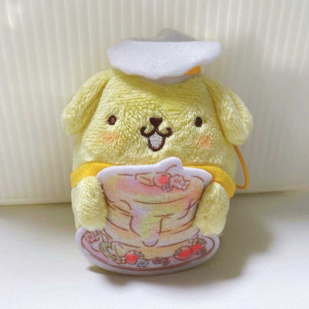 ポムポムプリン パンケーキ屋さん マスコット ポムポムプリン ハッピーシェアパンケーキマスコット｜むにゅぐるみ