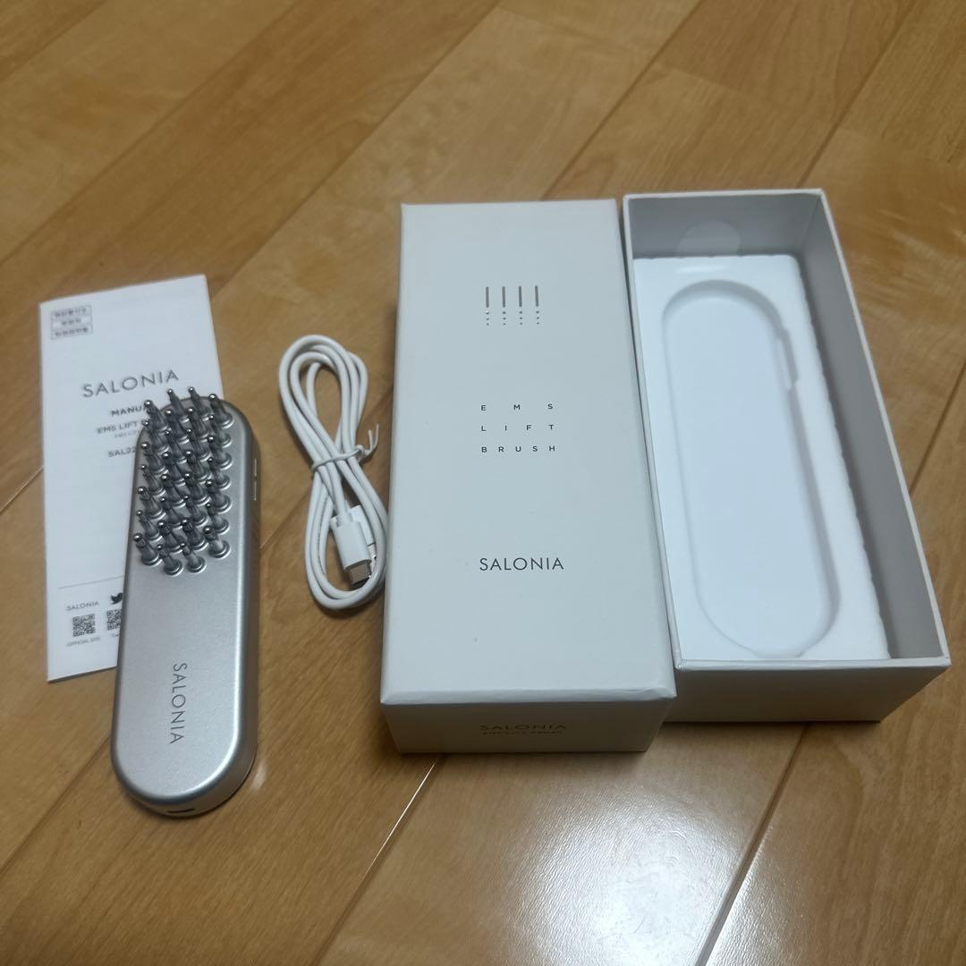 【ほぼ新品】サロニア SALONIA EMSリフトブラシ Amazon.co.jp: SALONIA サロニア EMS リフトブラシ 電気ブラシ 美顔器