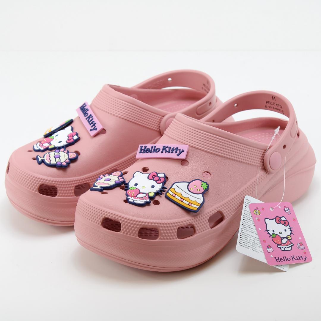未使用 M サンリオ クロックス キティちゃん サンダル 厚底 ハロー