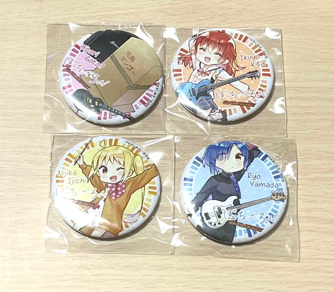 ぼっち•ざ•ろっく！ 缶バッジ ゲーマーズ特典 ひとり リョウ 虹夏 郁代 ぼっち・ざ・ろっく! ひとり/虹夏/リョウ/郁代ら結束バンドグッズ 8月再販