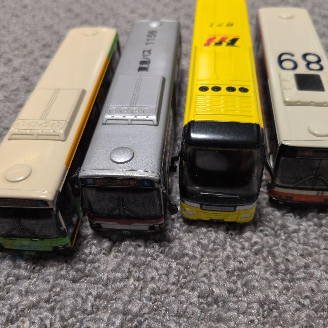 1/80スケールモデル バス4台セット ザ・バスコレクション 北陸鉄道創立80周年歴代カラー4台セット
