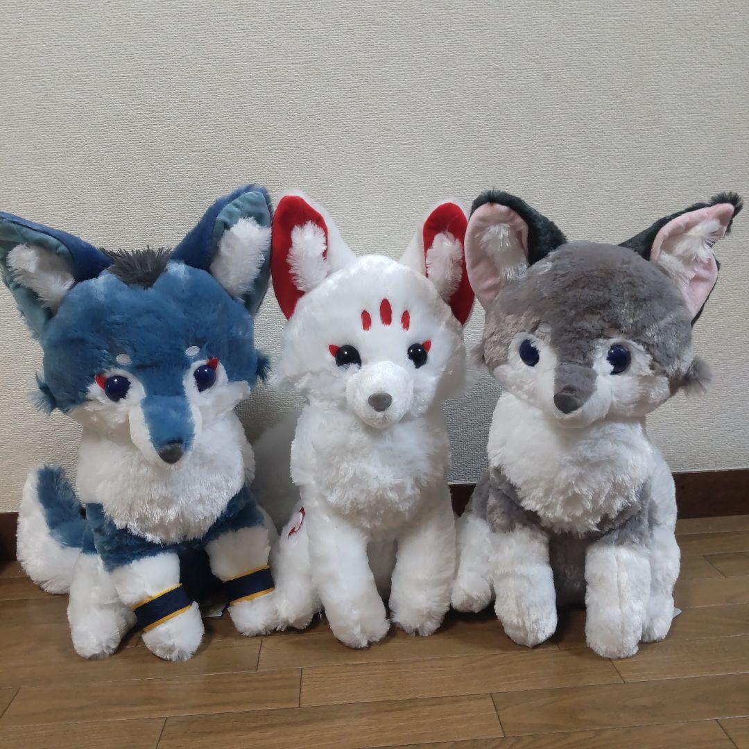 アマテラスのオオカミ ウルトラBIGぬいぐるみ全3種～テル＆ラックル