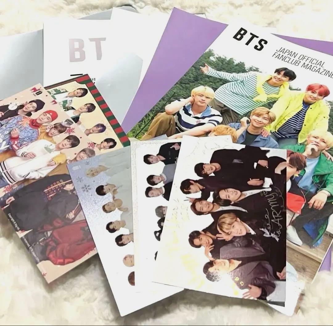 BTS ファンクラブ会報 vol.6~10 グリーティングカード - メルカリ