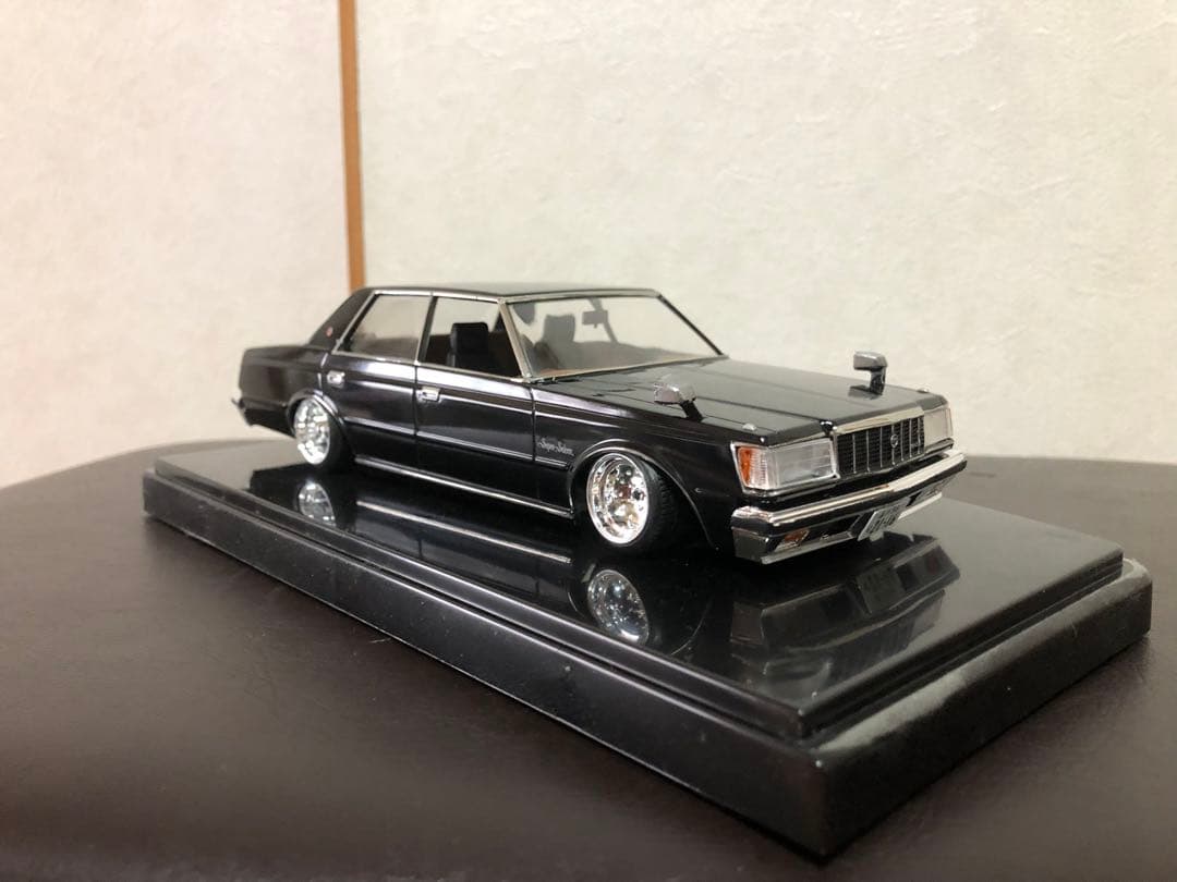フジミ 1/24 プラモデル MS110系 クラウン2.0 完成品 鬼クラ - メルカリ