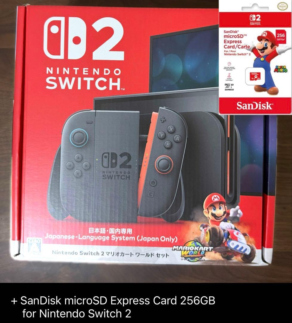 SD + Nintendo Switch 2 本体 マリオカートワールドセット 任天堂（Nintendo） 新品 Nintendo Switch 2 本体(日本語・国内専用