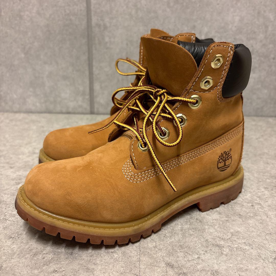 美品✨️ティンバーランド プレミアムブーツ ウォータープルーフ 10361 5.5 ブーツ ティンバーランド Timberland 6インチプレミアムウォーター