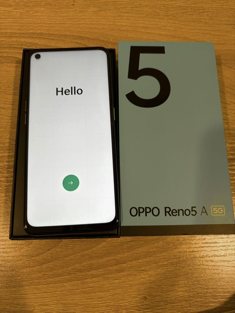 OPPO Reno5 A(eSIM) アイスブルー　128GB OPPO Reno5 A A101OP Y!mobile アイスブルー 送料無料 即決 本体