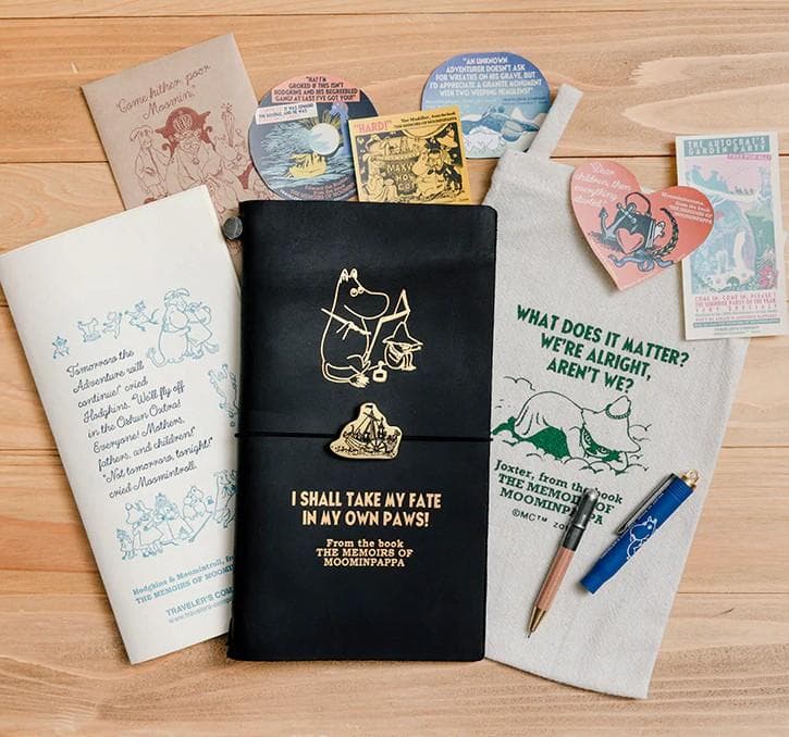 トラベラーズノートセット ムーミンパパの思い出 TRAVELER'S notebook Limited Set MOOMIN from the book “The Exploits