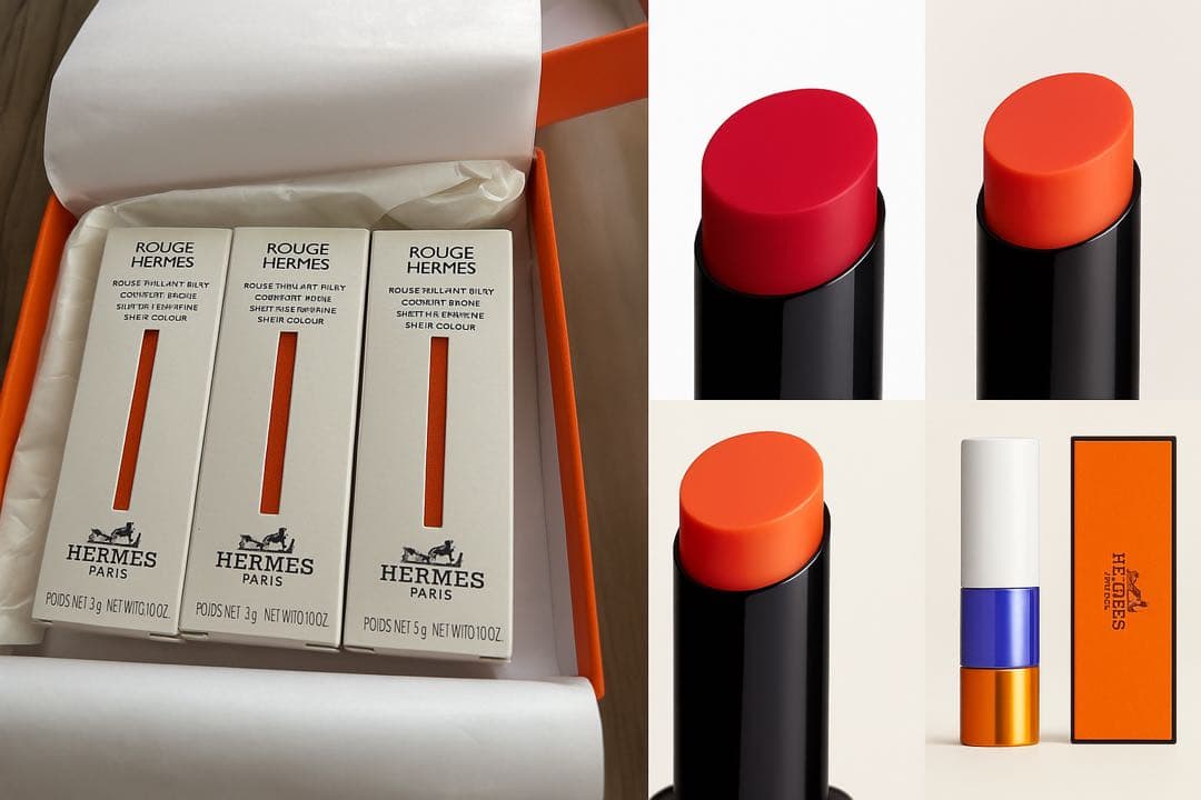 新品・未使用　エルメス ルージュ エルメスシルキー リップスティック 3本セット Rouge-Brillant-Silky_limited-