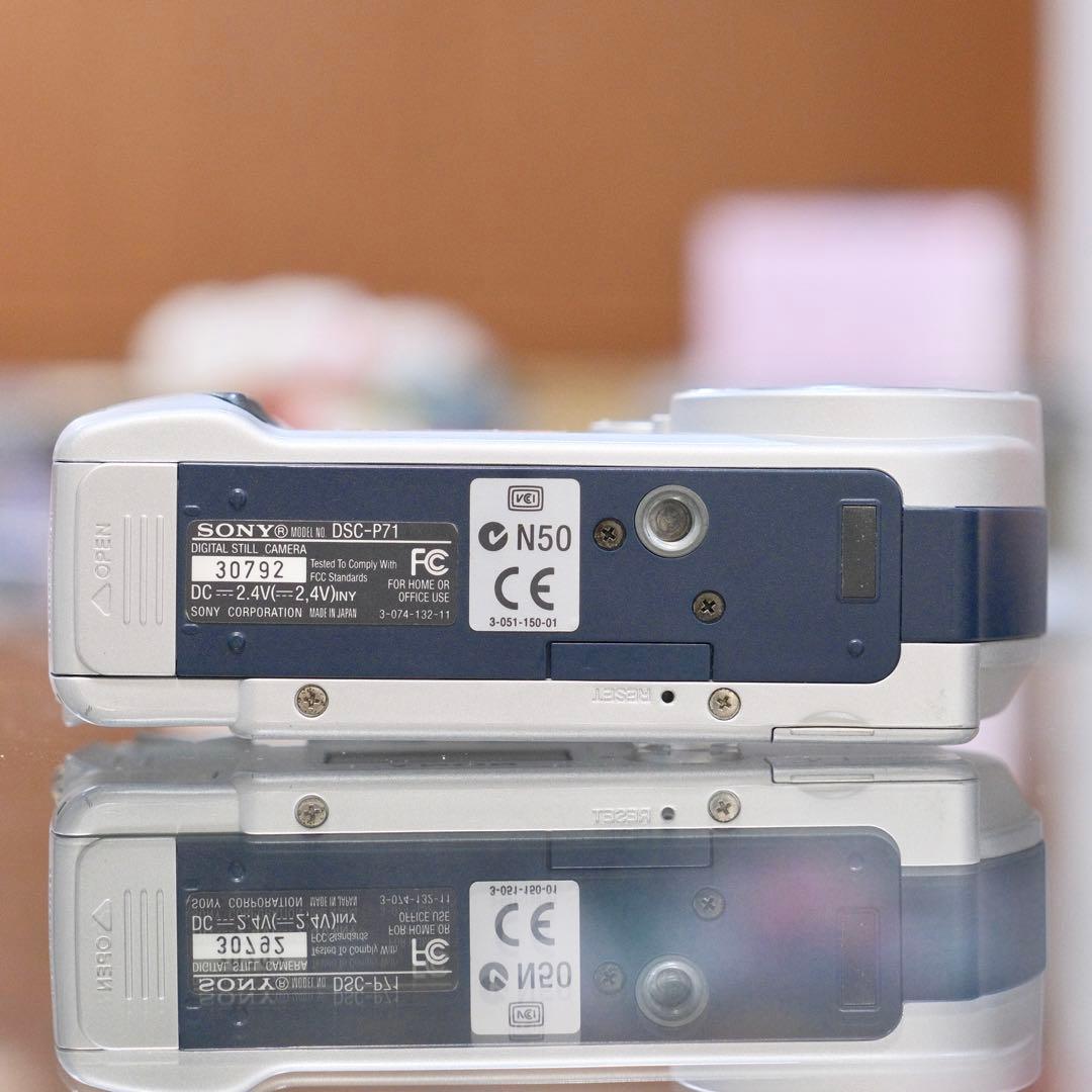 美品 動作品 平成レトロ CCD Y2K SONY Cyber−Shot P71 - メルカリ