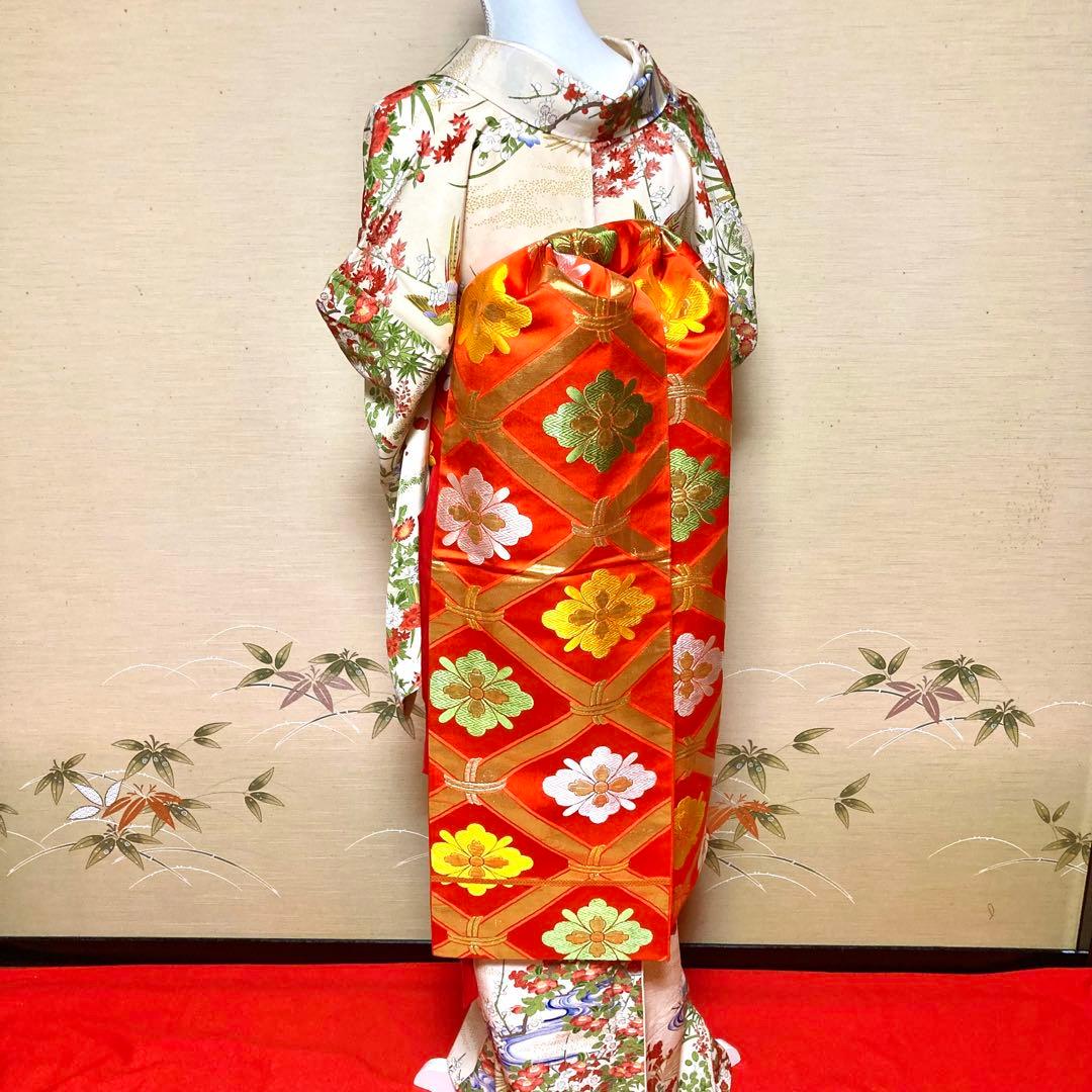 竜宮舞をんな 舞妓 だらり帯『籬文八重花菱帯』 - メルカリ