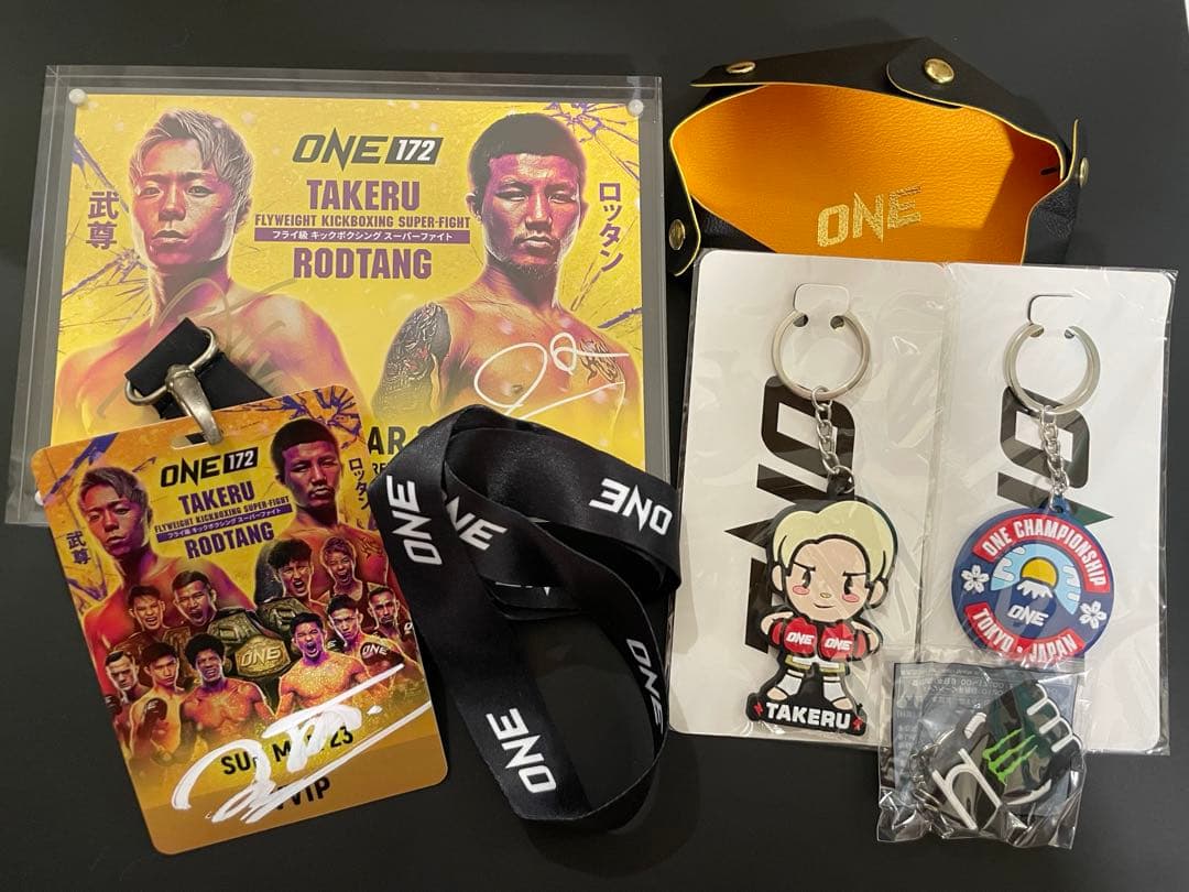 武尊vsロッタン直筆サイン入りスタンド 入りONE173 VVIP限定特典セット 武尊vsロッタン直筆サイン入りスタンド 入りONE173 VVIP限定特典セット
