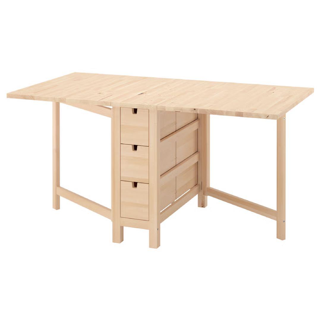 極美品】IKEA イケア NORDEN バタフライテーブル 折りたたみテーブル