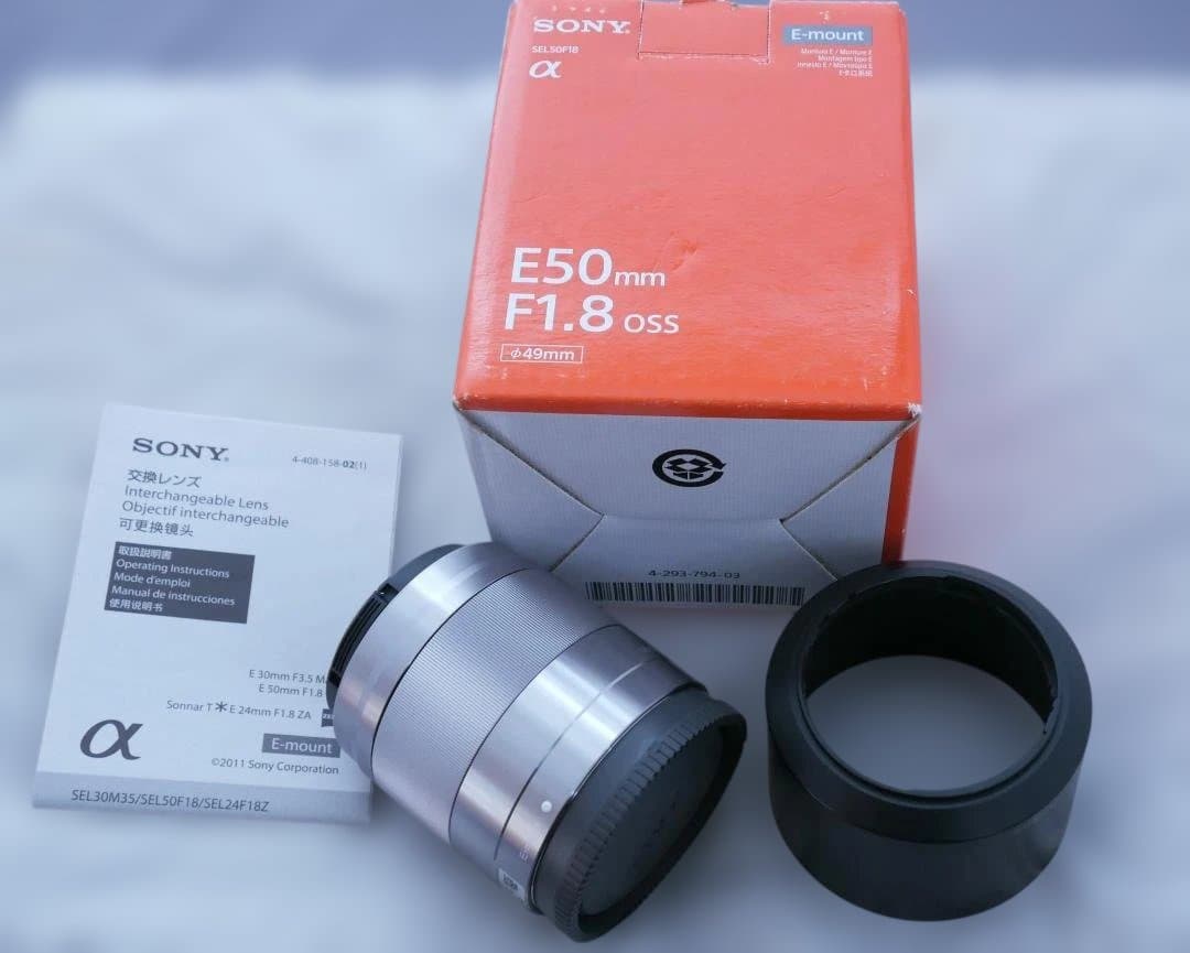 SONY 単焦点レンズ E 50mm F1.8 OSS APS-C専用 カメラレンズ E 50mm F1.8 OSS APS-C用 ブラック SEL50F18 [ソニーE