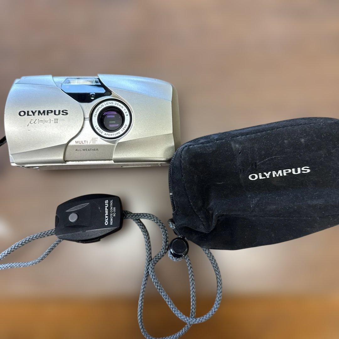 OLYMPUS μ[mju:]-II オリンパス ミューII フィルムカメラ - メルカリ