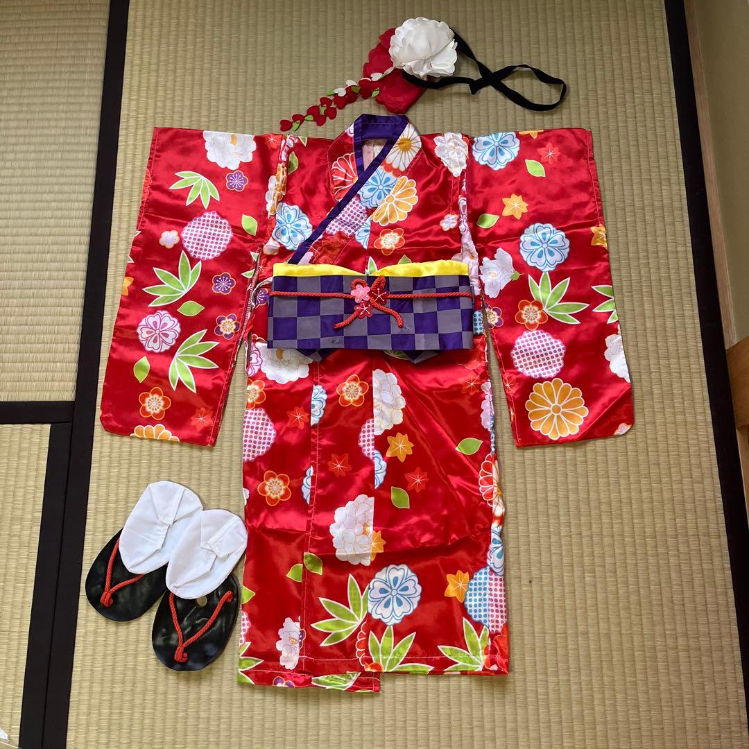 不二家 店頭用ペコちゃん 専用衣装 お正月用の晴れ着 華やかな着物衣装 ミニ店頭晴れ着 ペコちゃん｜トレファクONLINE