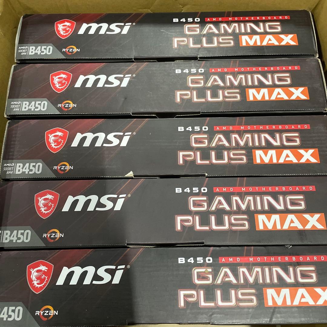 MSI B450 GAMING PLUS MAX マザーボード　5点 MSI B450 GAMING PLUS MAX 価格比較 - 価格.com