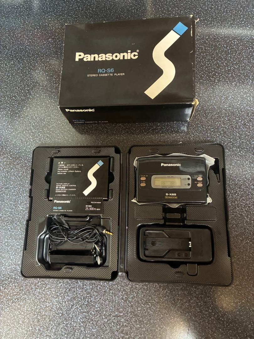 Panasonic RO-S6 カセットプレーヤー 80年代のカセットを80年代のプレーヤーで聴く！時代はアナログだよ