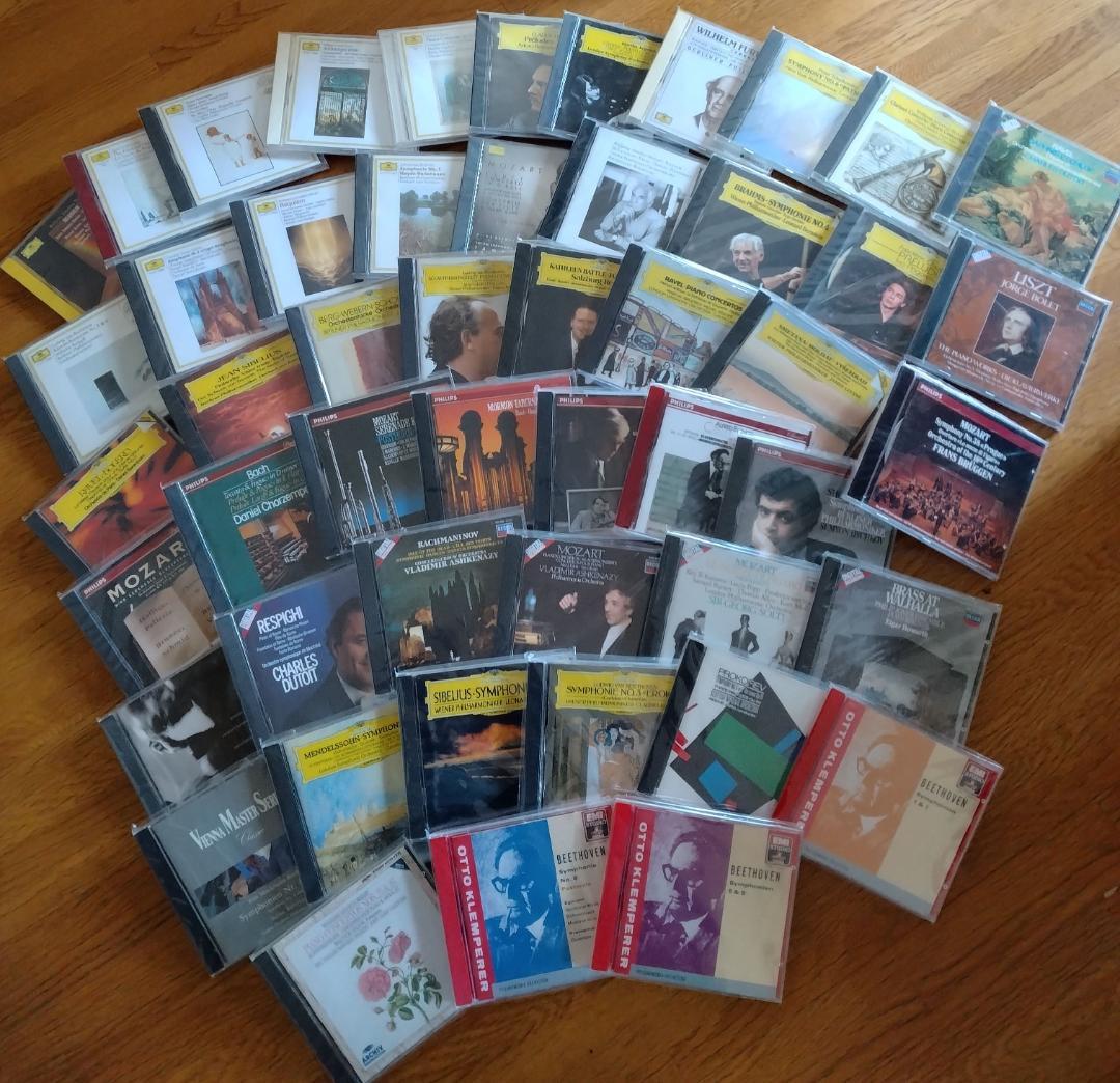 クラシックCD50枚まとめて 全て80年代 West Germany 西ドイツ盤 世紀の巨匠たち クラシック名演集 CD50枚セット 【通常