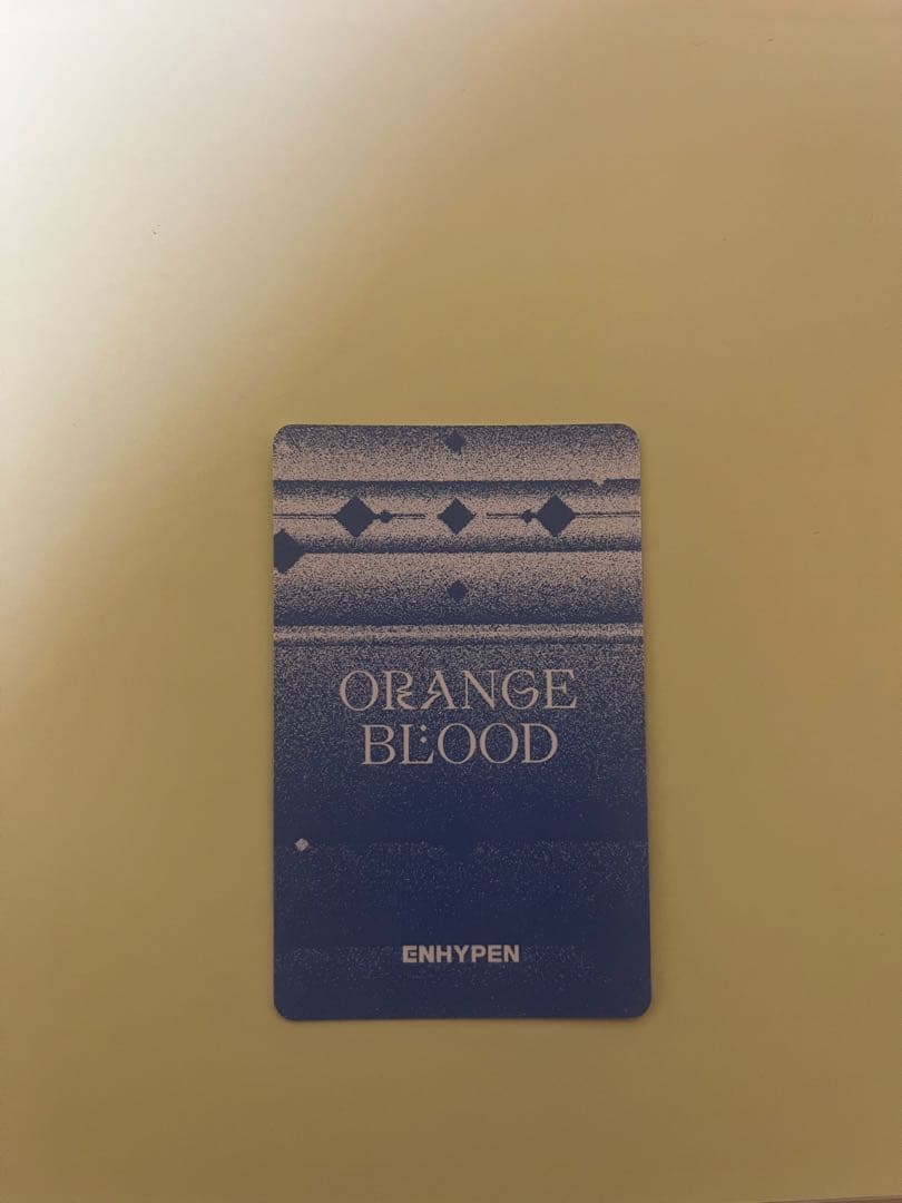 ENHYPEN ORANGE BLOOD ジョンウォン ホログラム - メルカリ