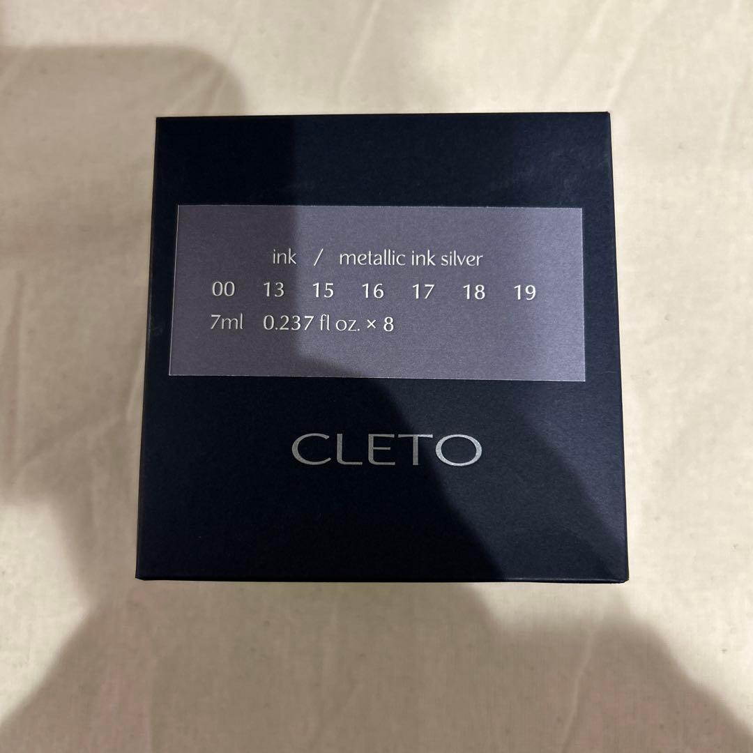 CLETO インク/メタリックシルバー　8本セット 楽天市場】クレト CLETO インク メタリックカラー 全3色 7ml 20~22