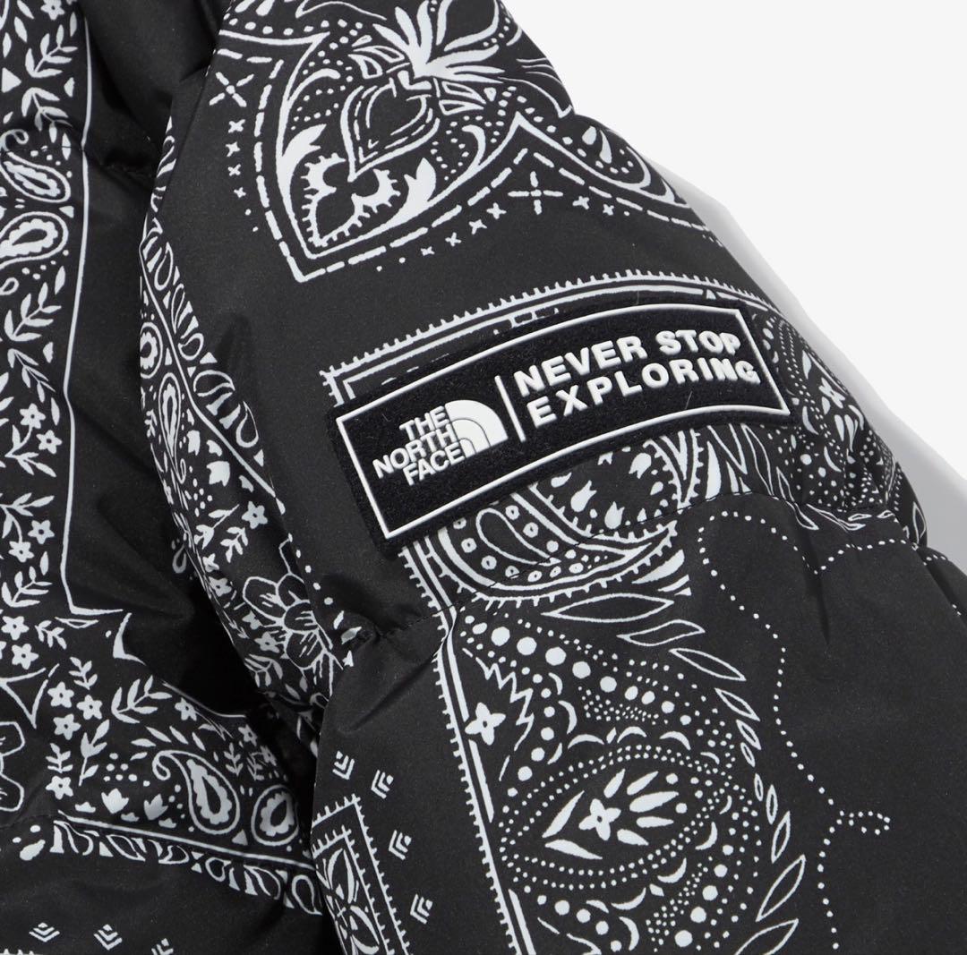 The North Face バンダナ柄ダウンジャケット M - メルカリ