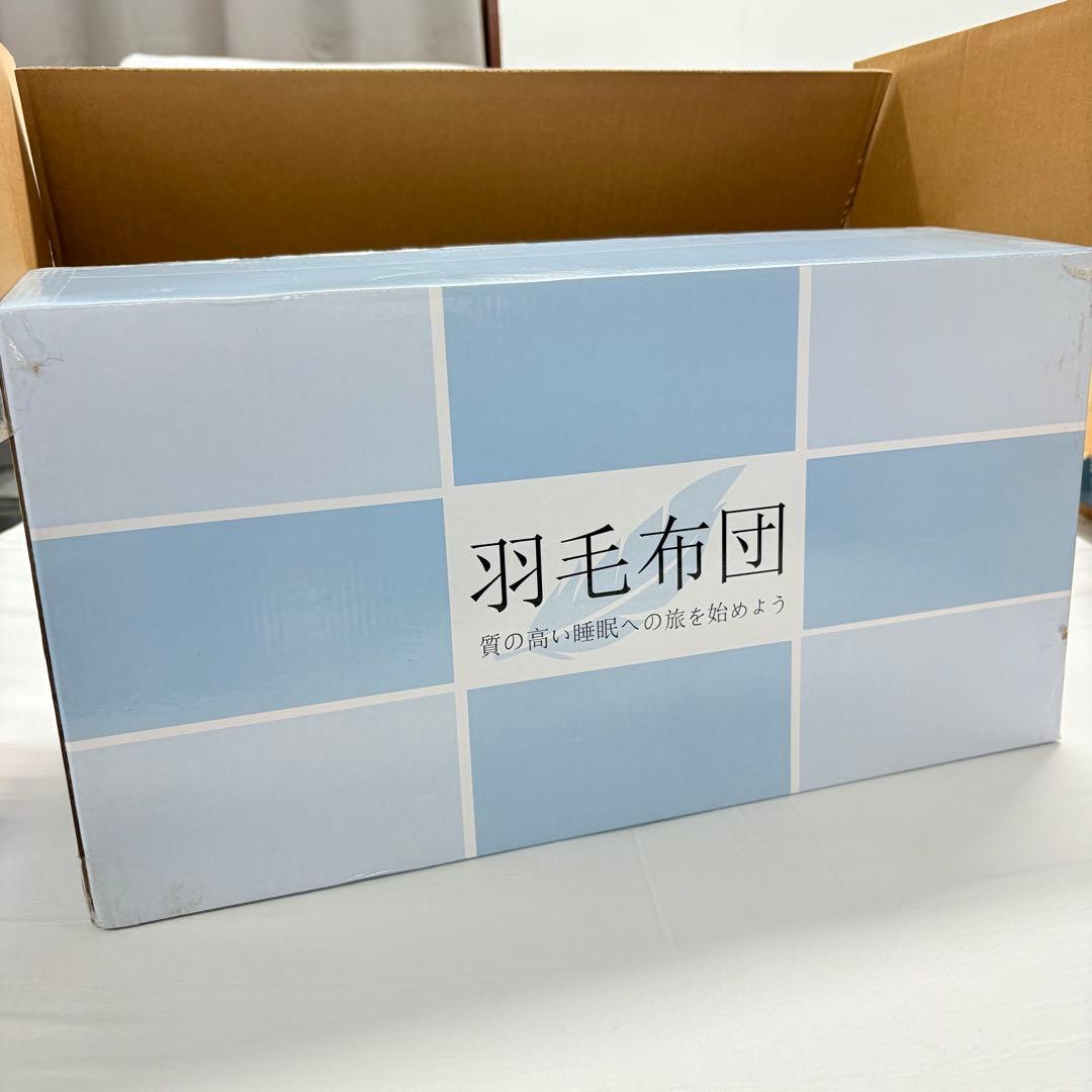 54新品未開封　羽毛布団　シングル　掛け布団　100％羽毛1.1kg 54新品未開封 羽毛布団 シングル 掛け布団 100％羽毛1.1kg 54新品未