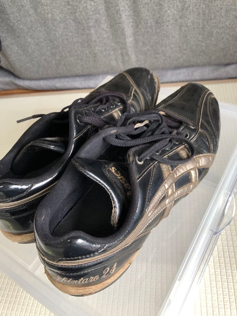 横田慎太郎選手 阪神タイガース プロ支給品 スパイク 89be77d905eb95510bb374120beea7