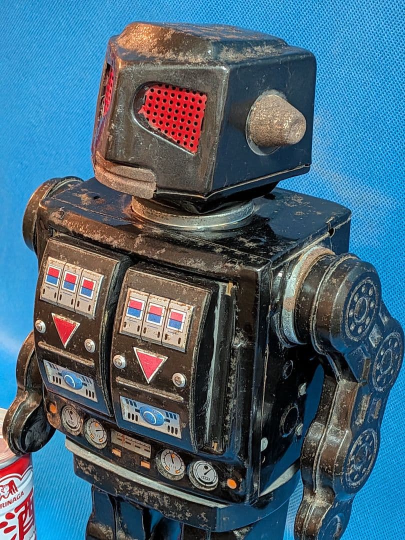 １９６０年代堀川玩具製「スーパー火星大王」稀少レア不動ブリキロボットジャンク扱品 1960年代堀川玩具製「スーパー火星大王」稀少レア不動ブリキ