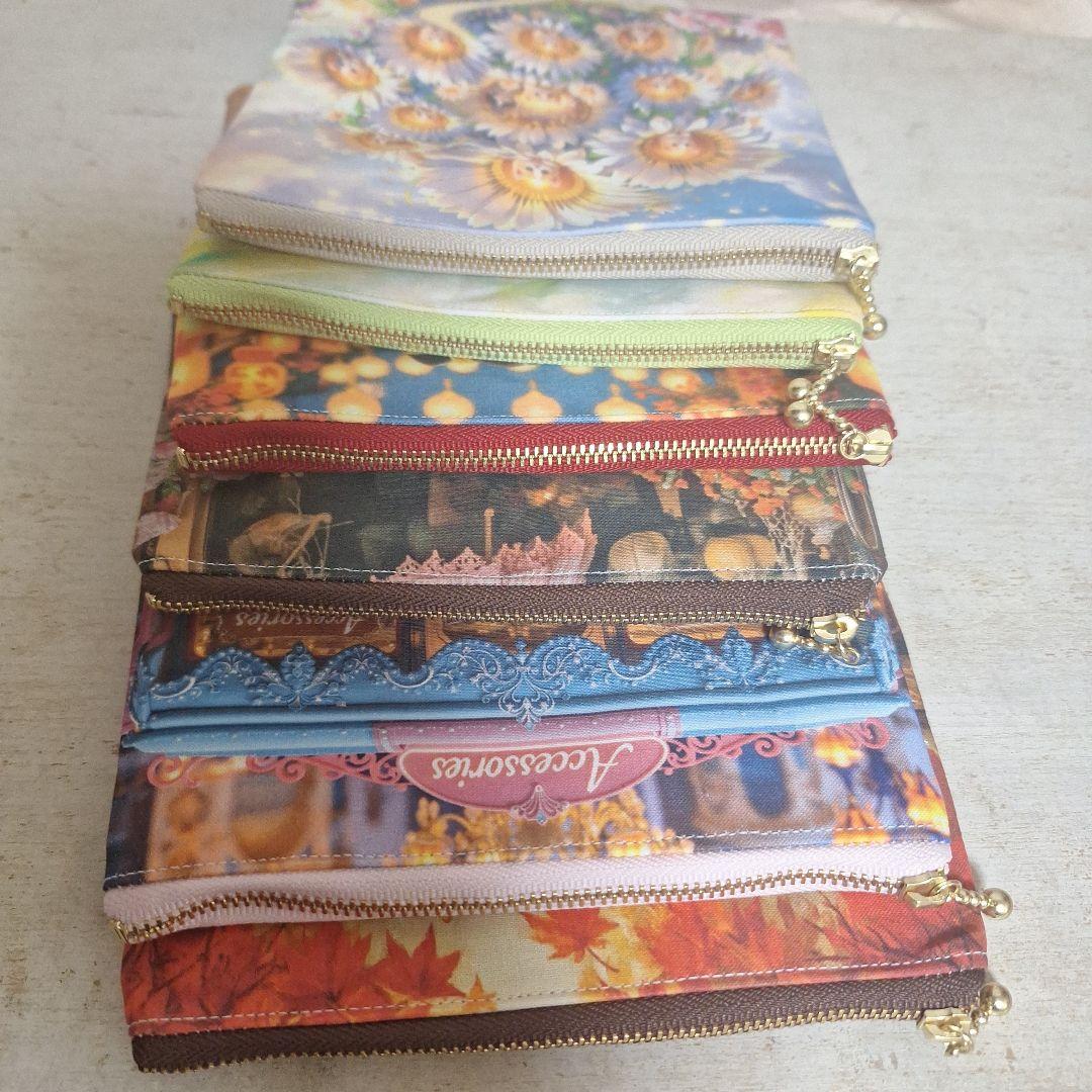 激レアねこパネル生地 ハンドメイド まちなしバッグ ミニバック ポーチ