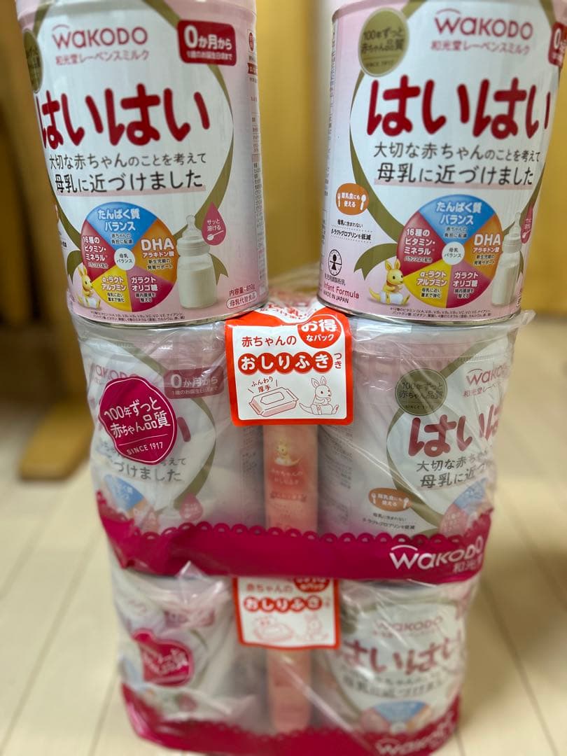 WAKODO はいはい 粉ミルク 缶810g×6 賞味期限2026年9月 和光堂 レーベンスミルク はいはい ( 810g×2缶 )/ : 爽快ドラッグ