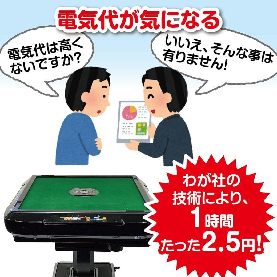 全自動 麻雀卓 折りたたみ式 デジタル表記 キャスター付き 家庭用
