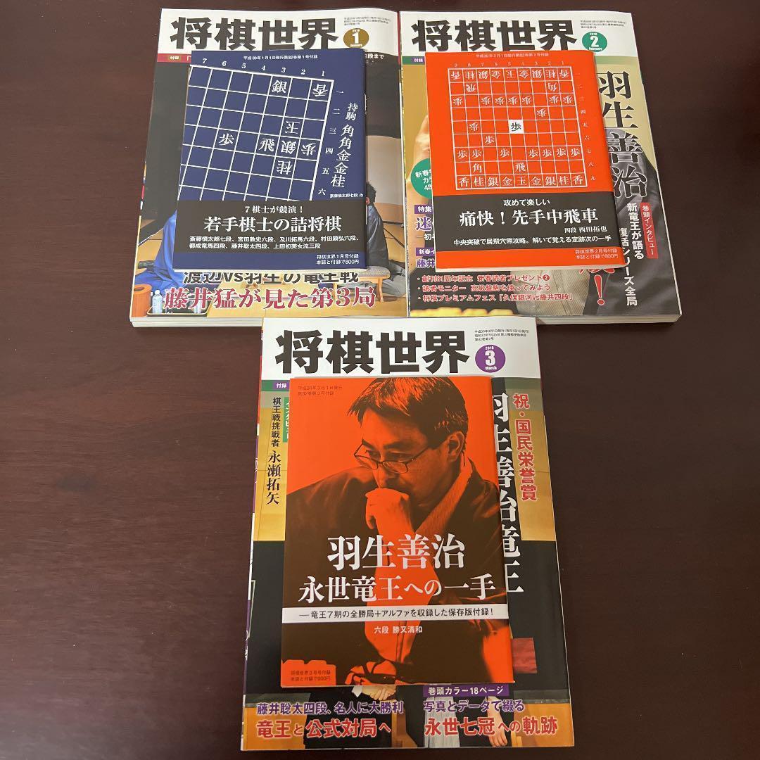 新品未読】将棋世界 鬼貴重な10冊セット 藤井六冠 羽生永世七冠 美品